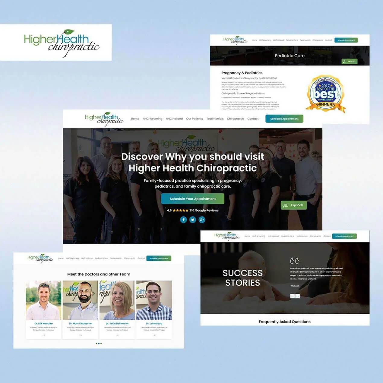 Professional Healthcare Website Ui Design