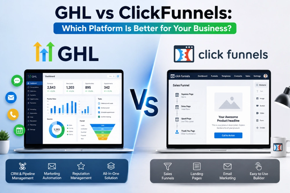 GHL vs ClickFunnels: Which Platform Is Better for Your Business?