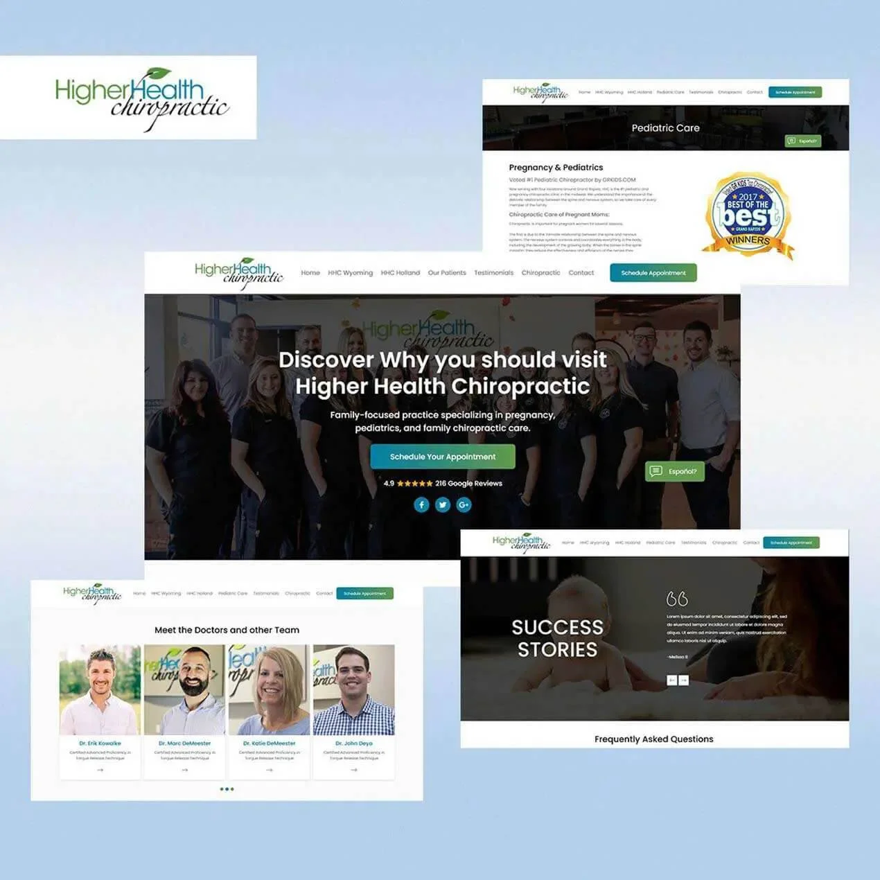 Professional Healthcare Website Ui Design
