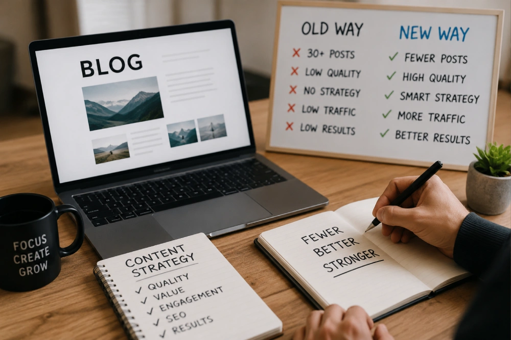 Stop Publishing 30 Blog Posts a Month: Why Quality Wins